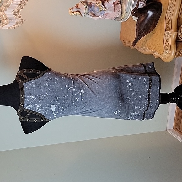 Salvage sexy Y2k lace up mini dress - Picture 2 of 8